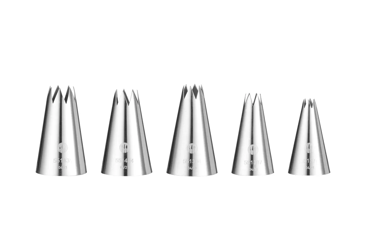 Końcówki do rękawów karbowane, ø6-8-10-12-14 Hendi 551790