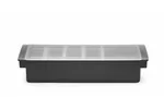Pojemnik barmański na dodatki do drinków - 5 wkładów, czarny, 480x150x100mm BarUp 552131