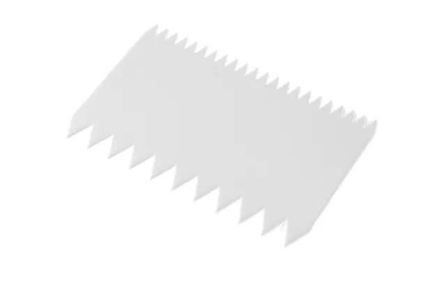 Skrobka do ciasta prostokątna grzebień - zestaw 6 szt., 6 szt., 110x72mm Hendi 554173