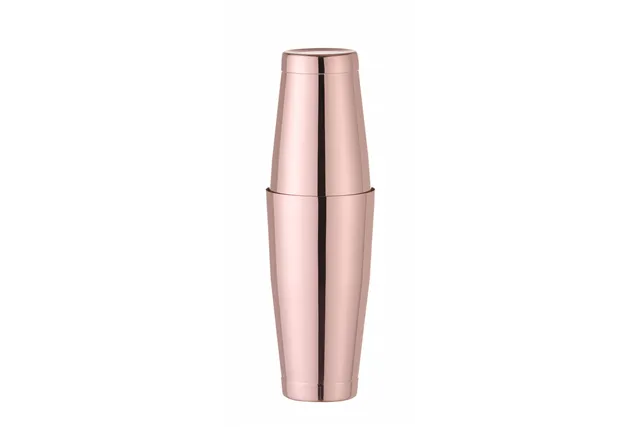 Shaker bostoński Tin-on-Tin, 0,8L, miedziany, ⌀90mm BarUp 593318