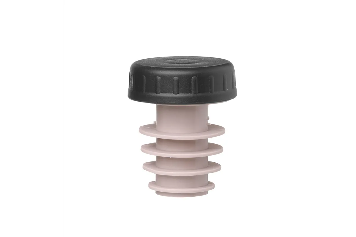 Korek z nakrętką, czarny, 6 szt., ⌀xmm BarUp 595565