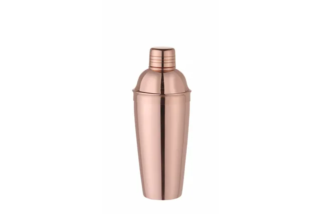 Shaker 3-częściowy Cobbler, miedziany, ⌀85x240mm BarUp 596425