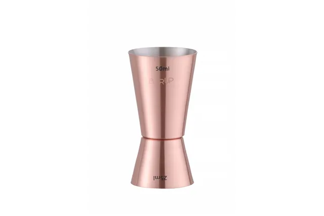 Jigger – miarka barmańska 25/50 ml, miedziany, ⌀42x86mm BarUp 596548