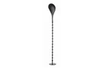 Łyżka barmańska z muddlerem, czarny, 280x35mm BarUp 596586