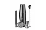 Zestaw barmański w tubie, czarny, ⌀120x320mm BarUp 596609
