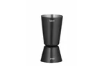 Jigger – miarka barmańska 25/50 ml, czarny, ⌀45x86mm BarUp 596647
