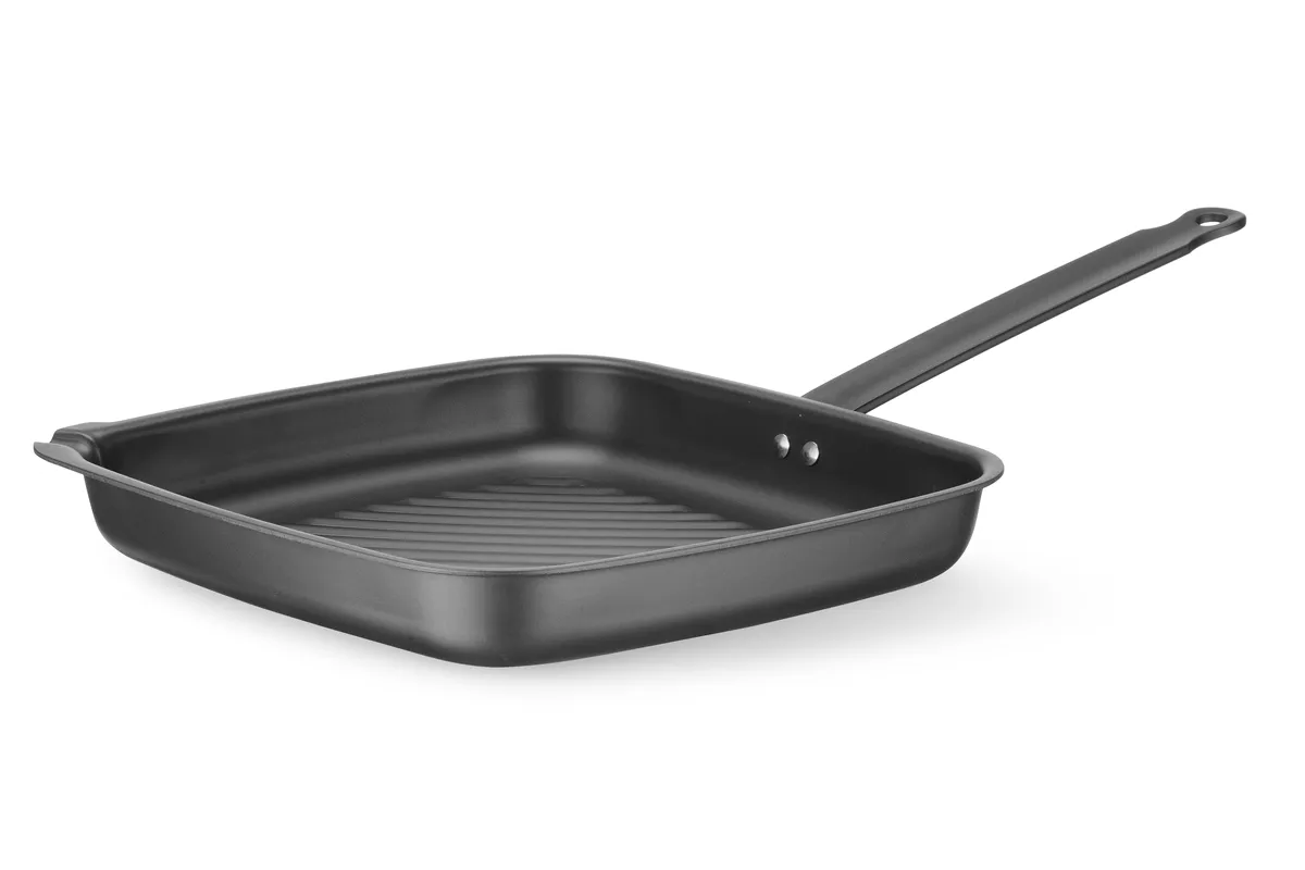 Patelnia do grillowania, kwadratowa, 480x282x80mm Hendi 627983