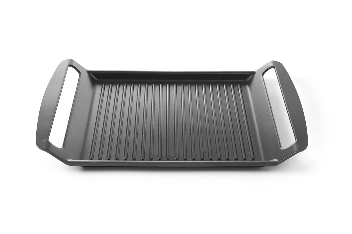 Taca ryflowana do kuchenek indukcyjnych, 390x260x35mm Hendi 629130