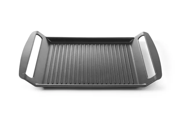 Taca ryflowana do kuchenek indukcyjnych, 390x260x35mm Hendi 629130