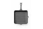 Patelnia żeliwna do grillowania, czarny, 250x250x50mm, Kwadratowy Hendi 629369