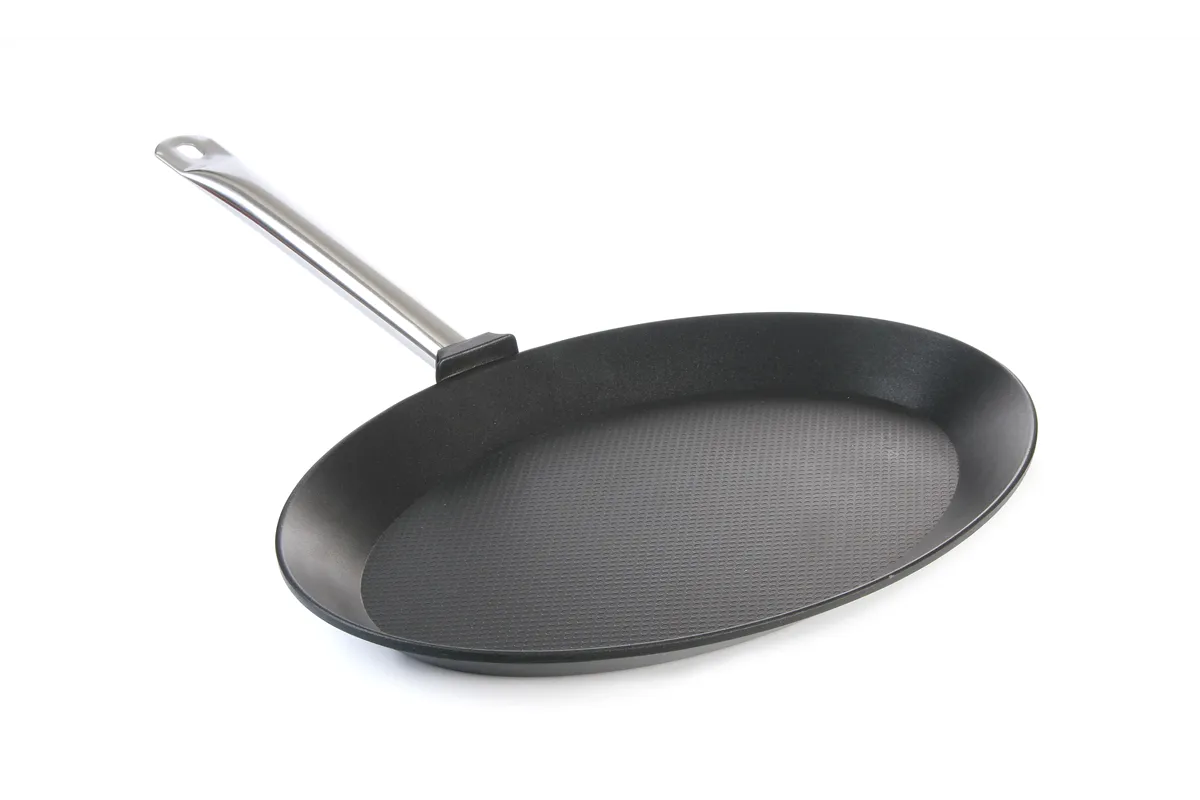 Patelnia do ryb Titanium Professional owalna, 400x275x35mm Hendi 629604