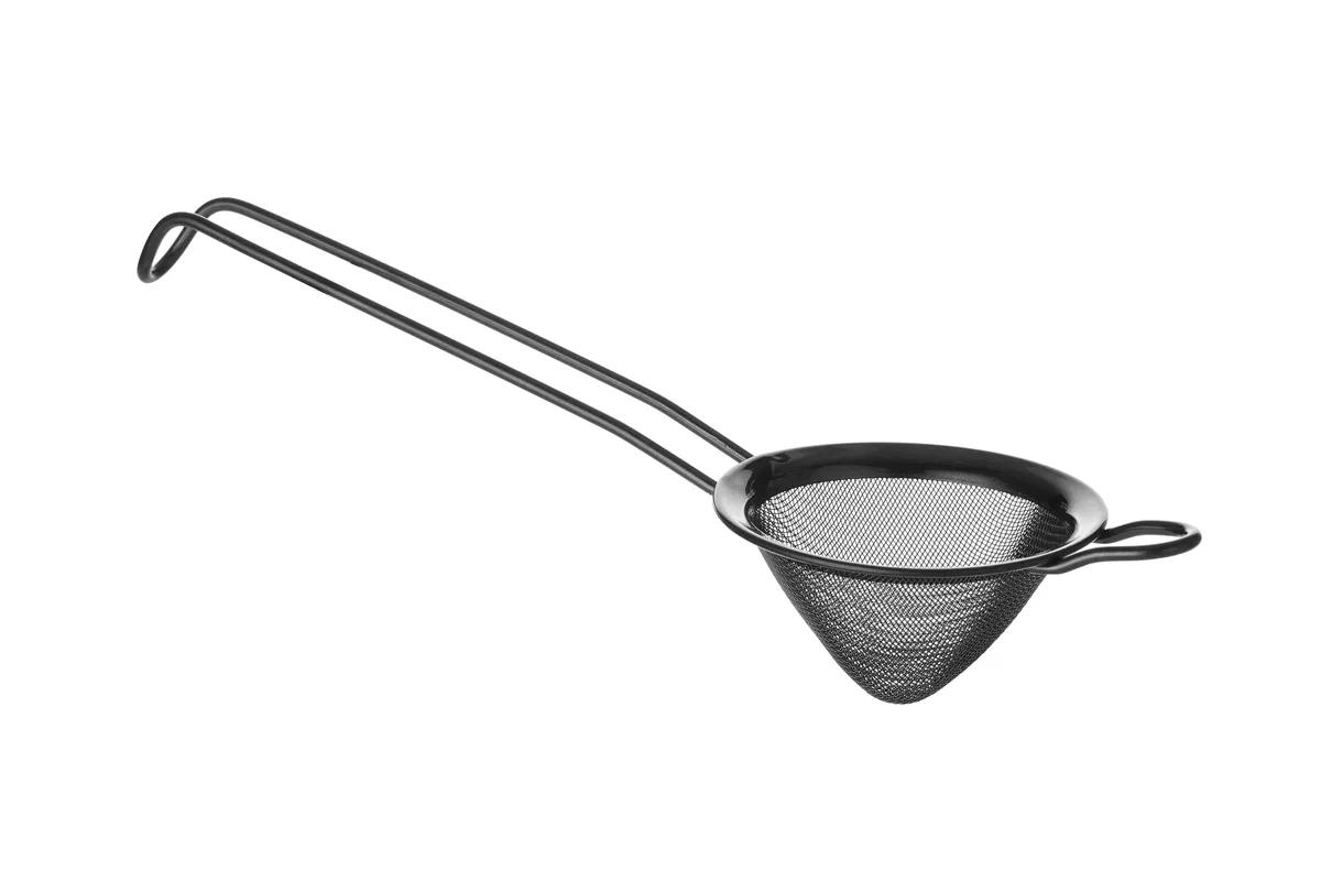 Sitko barmańskie stożkowe, czarny, ⌀75x220mm BarUp 638170