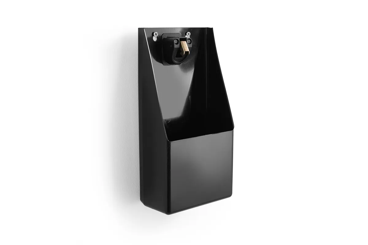 Otwieracz do butelek naścienny z pojemnikiem, 135x70x295mm BarUp 643914