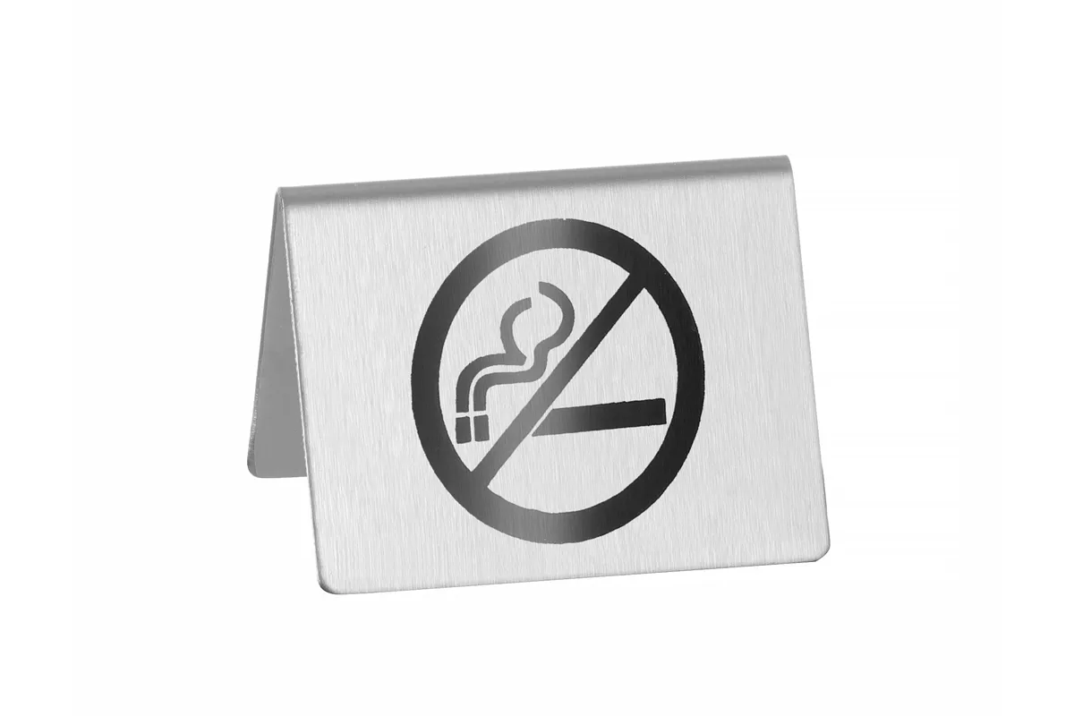 Tabliczka informacyjna „Zakaz palenia”, 50x35x40mm Hendi 663660