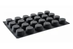 Forma silikonowa MUFFIN, 570x375x40mm, Okrągły Hendi 677223
