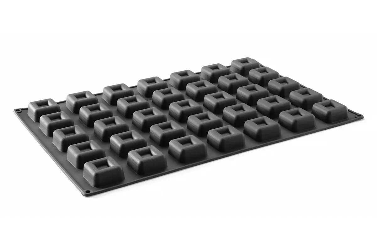 Forma silikonowa SQUARE, 570x375x25mm, Kwadratowy Hendi 677261