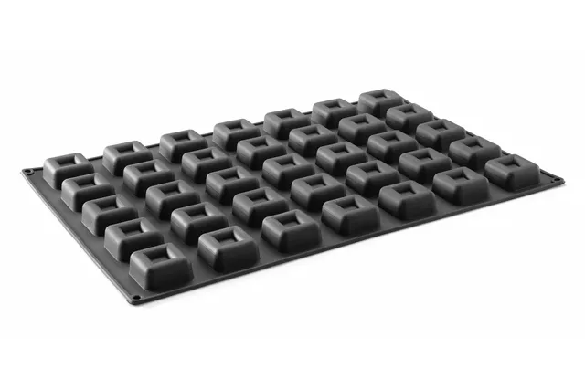 Forma silikonowa SQUARE, 570x375x25mm, Kwadratowy Hendi 677261