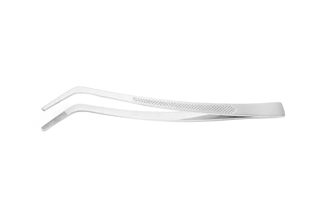 Pęseta zakrzywiona z profilowaną rączką, 240mm Hendi 680186