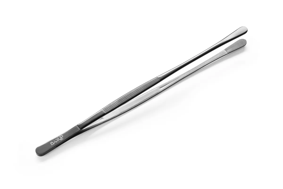 Pęseta z okrągłymi końcówkami, czarny, 305mm BarUp 680216