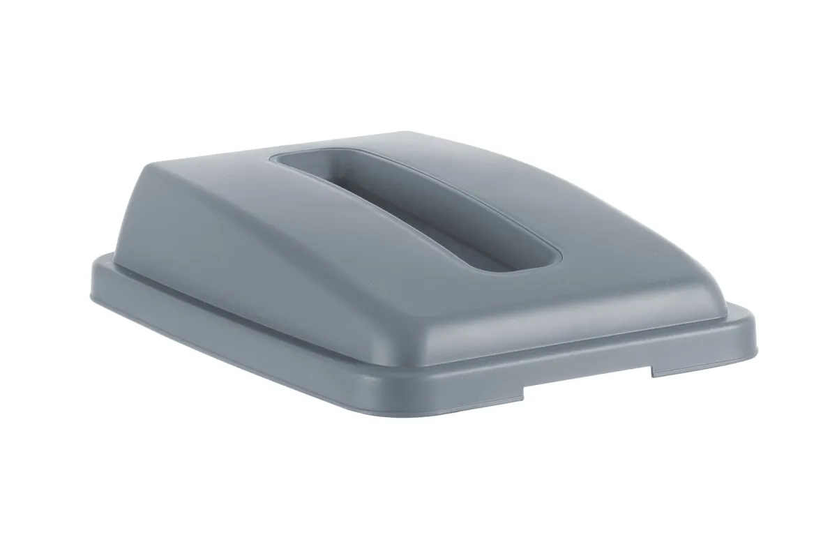 Pokrywa z otworem do kontenera prostokątnego 60l, otwór prostokątny, jasnoszary, 660x470x30mm Hendi 691144
