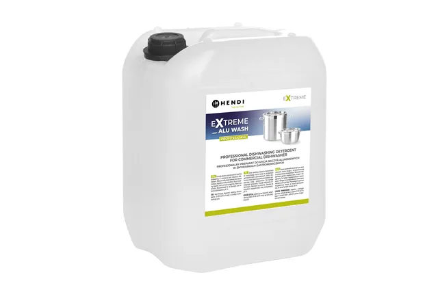 Extreme Alu Wash profesjonalny preparat do mycia naczyń aluminiowych w zmywarkach gastronomicznych, 20 l Hendi 699317