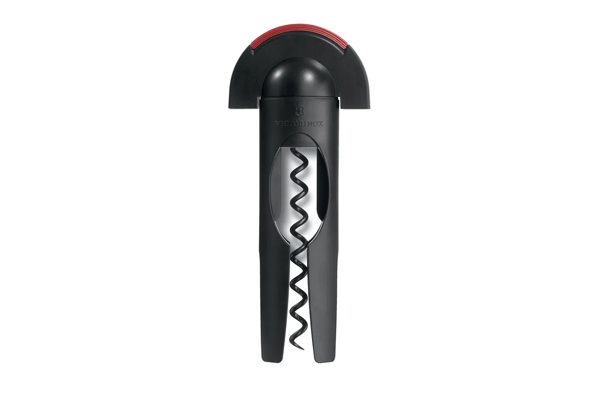 Korkociąg z nożykiem do folii, czarny, 200mm Victorinox 7.6924