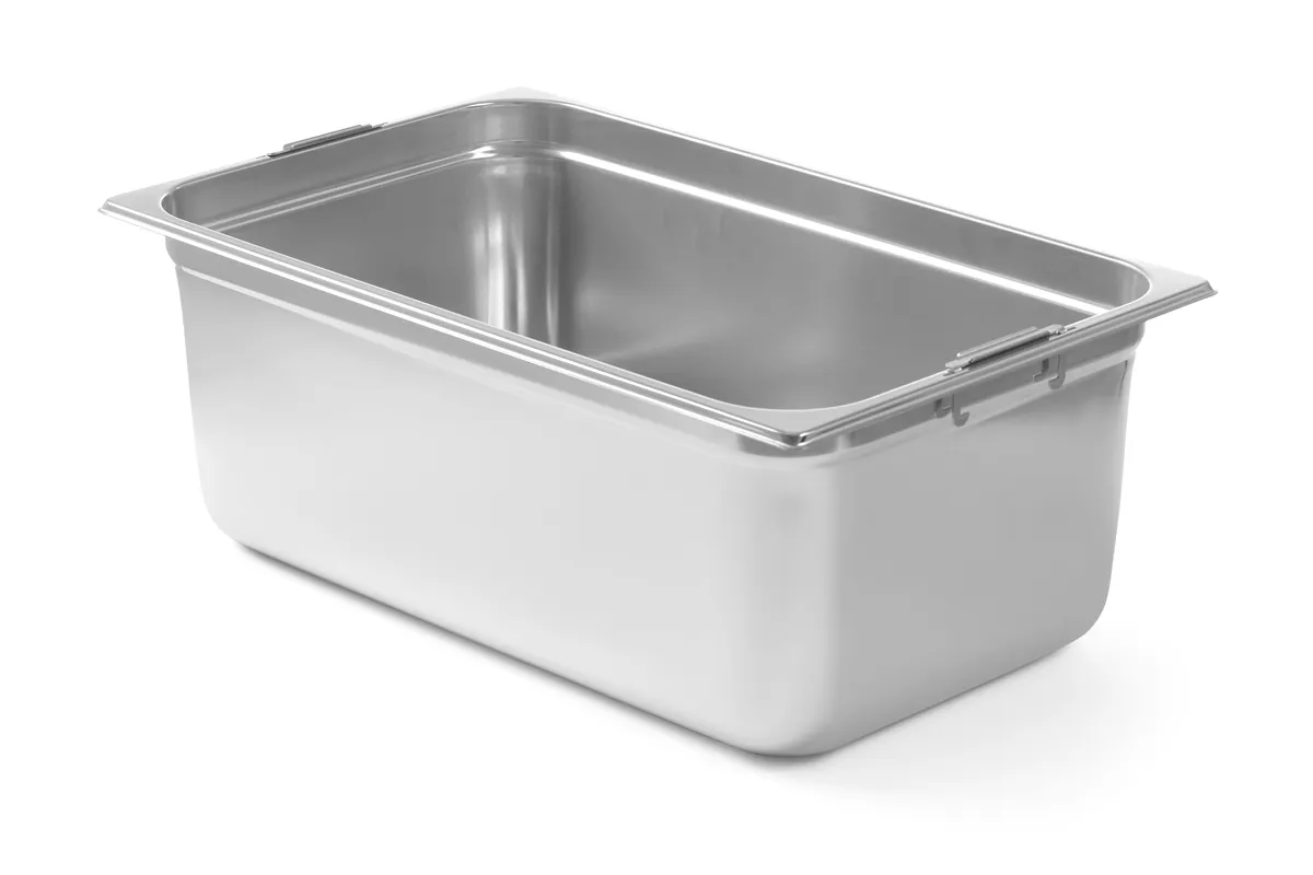 Pojemnik z chowanymi uchwytami, Profi Line, GN 1/1, 28L, (H)200mm Hendi 803202