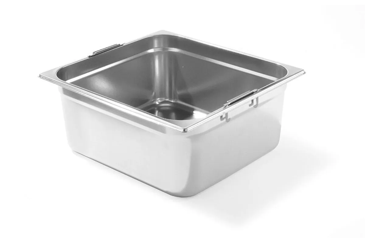 Pojemnik GN 2/3 z chowanymi uchwytami, Profi Line, GN 2/3, 18L, (H)200mm Hendi 803301