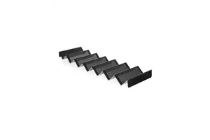 Ekspozytor do kanapek perforowany, czarny, 580x170x40mm Hendi 808269