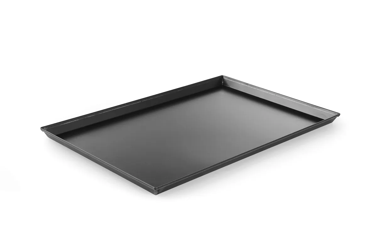 Blacha do pizzy prostokątna, 600x400x25mm Hendi 808276