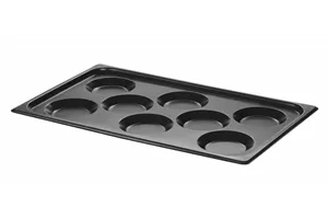 Blacha do jajek sadzonych, z powłoką nieprzywierającą CONVECTOMAT EGGPLATE, GN 1/1, czarny, 530x325x26mm Hendi 808856