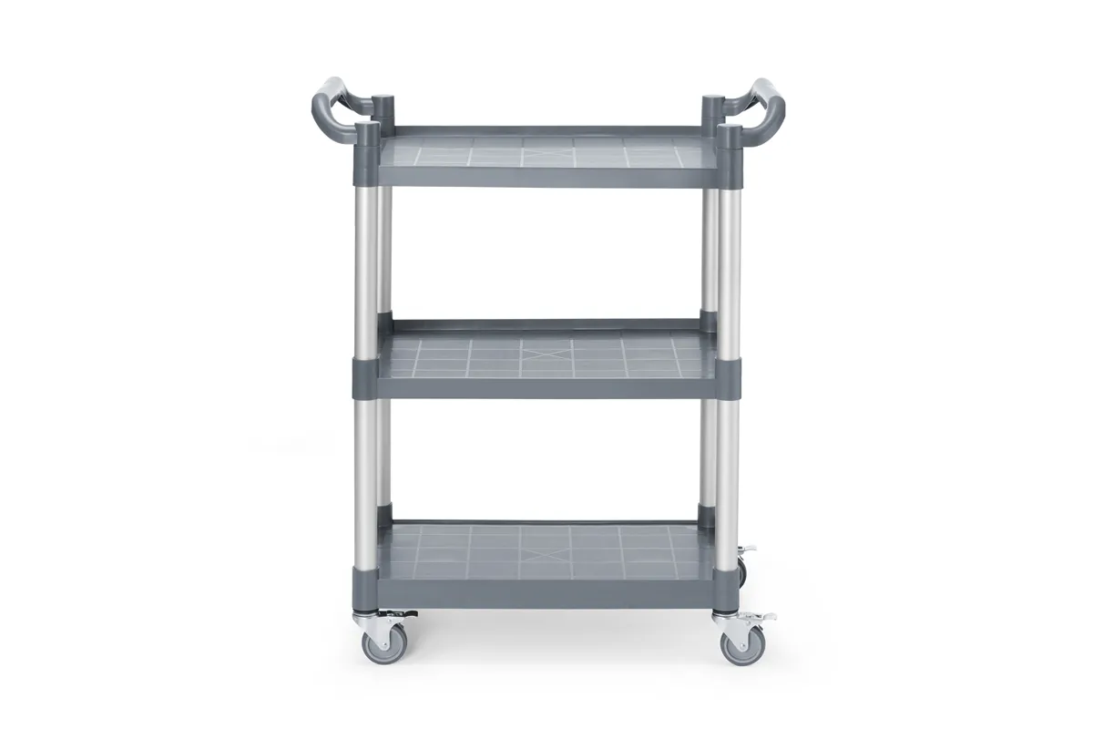 Wózek kelnerski 3-półkowy z polipropylenu, mały, 800x420x945mm AmerBox 810200