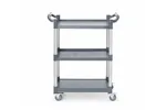 Wózek kelnerski 3-półkowy z polipropylenu, mały, 800x420x945mm AmerBox 810200