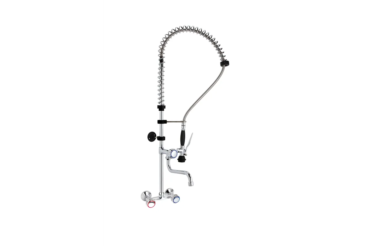 Bateria z prysznicem montowana do ściany Hendi 810293