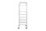 Wózek do transportu koszy do zmywarek, 7x500×500 mm, 615x560x1710mm Hendi 810583