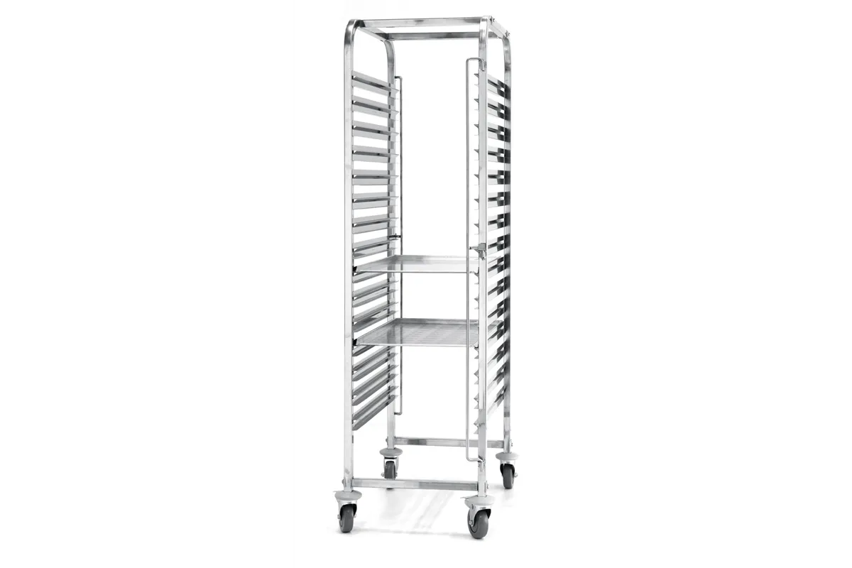 Wózek do transportu 15 blach 600x400, 515x680x1710mm Hendi 810651