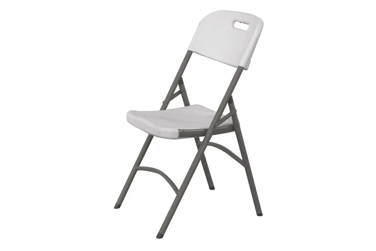 Krzesło cateringowe, max. obciążenie: 175 kg, biały, 540x440x840mm AmerBox 810965
