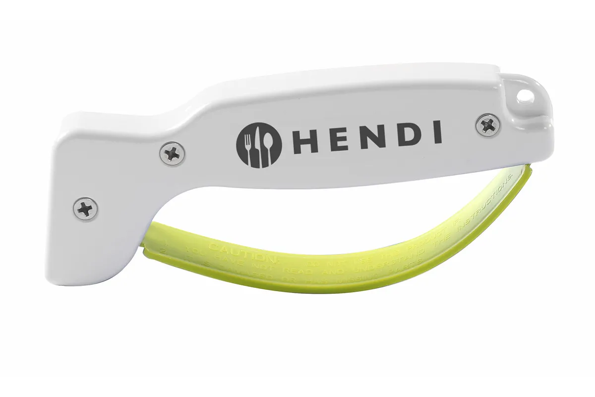 Ostrzałka do noży, biały, 140x15x65mm Hendi 820605