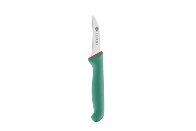 Nóż do obierania z wygiętym ostrzem, zielony, 170mm Hendi 843802