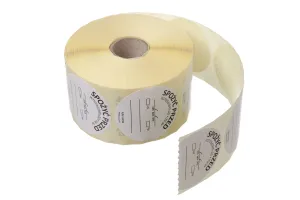Etykiety Food Safety, wielorazowe – „SPOŻYĆ W PIERWSZEJ KOLEJNOŚCI”, 500 szt. w rolce, biały, 500 szt., ⌀50mm Hendi 850145