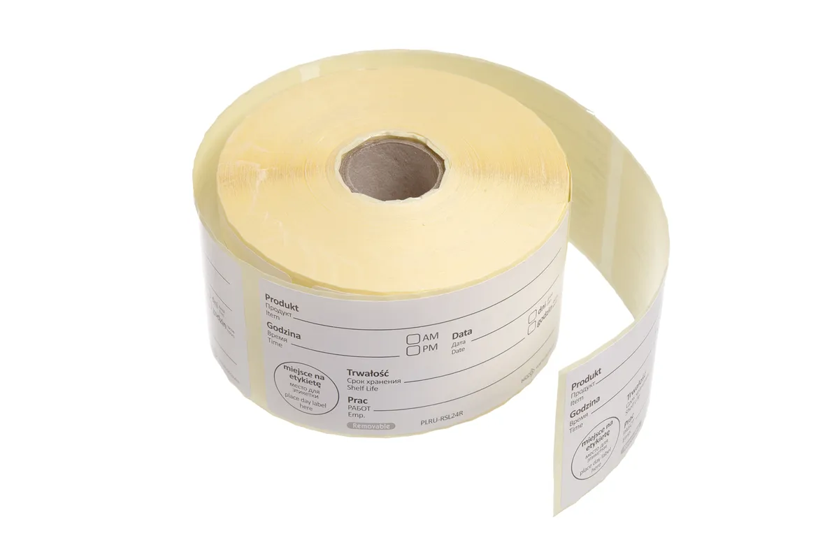 Etykiety Food Safety, wielorazowe – „DATA PRZYDATNOŚCI”, 500 szt., 100x50mm Hendi 850206