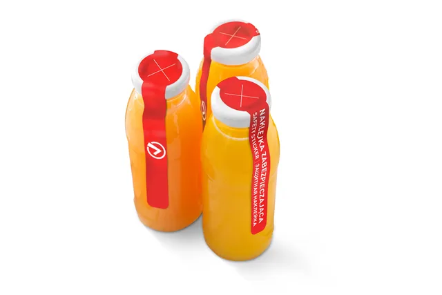 Plomba samoprzylepna zabezpieczająca otwór na słomkę – zestaw 2 rolek, 250 szt., 25x175mm Hendi 850220