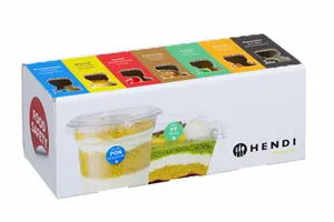 Zestaw etykiet jednorazowych Food Safety na każdy dzień tygodnia z podajnikiem, 240x80x100mm Hendi 850299