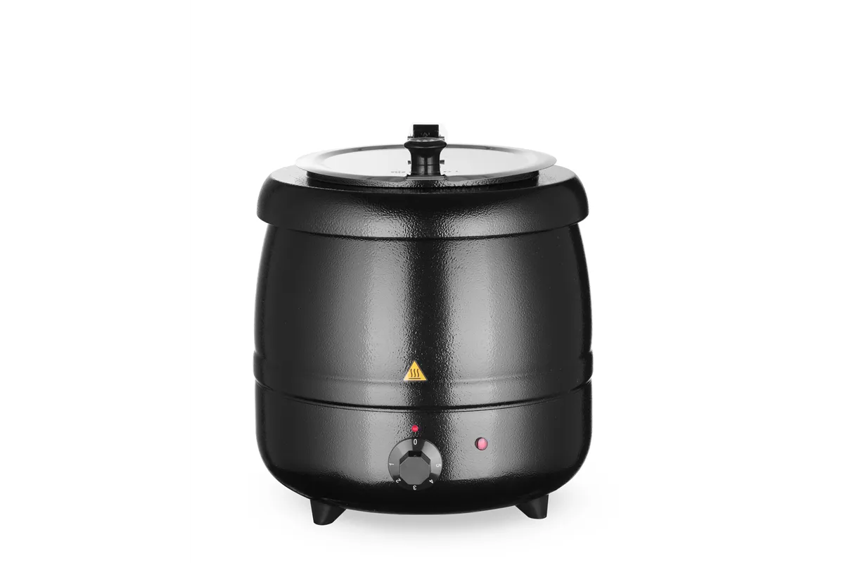 Kociołek do zupy, Kitchen Line, 8L, czarny, 230V/400W, ⌀330x363mm Hendi 860083