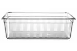 Pojemnik z poliwęglanu GN 2/1, GN 2/1, 58L, transparentny, 650x530x200mm Hendi 861196