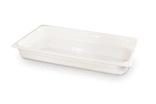 Pojemnik GN 1/1 z białego poliwęglanu, GN 1/1, 9L, biały, 530x325x65mm Hendi 862285