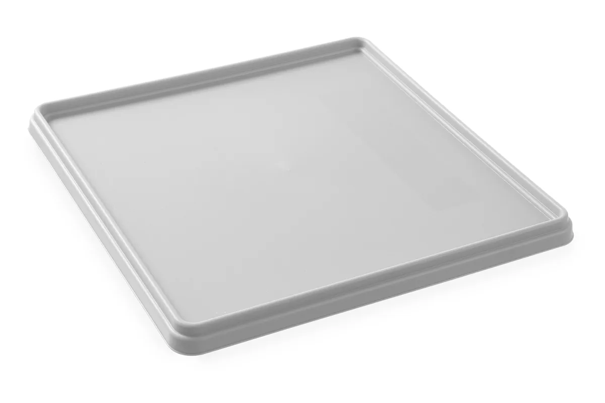 Pokrywka do koszy 500×500 mm, szary, jasnoszary, 500x500x35mm AmerBox 877791