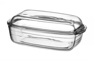 Naczynie żaroodporne z pokrywą OVENCHEF, transparentny, 370x215x140mm Duralex 9151AS02A1111