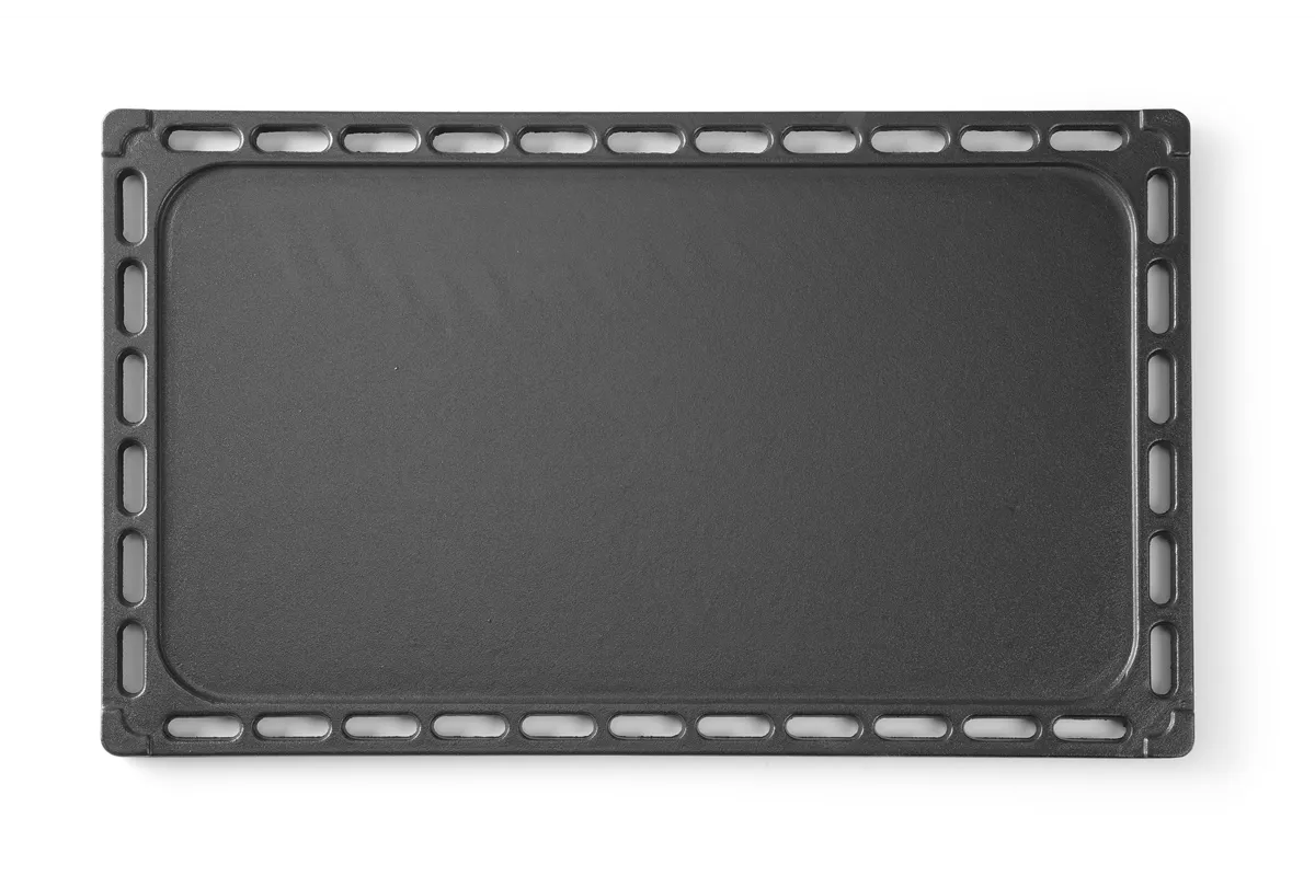 Płyta grillowa żeliwna, dwustronna, GN 1/1, 325x530mm Hendi 932001