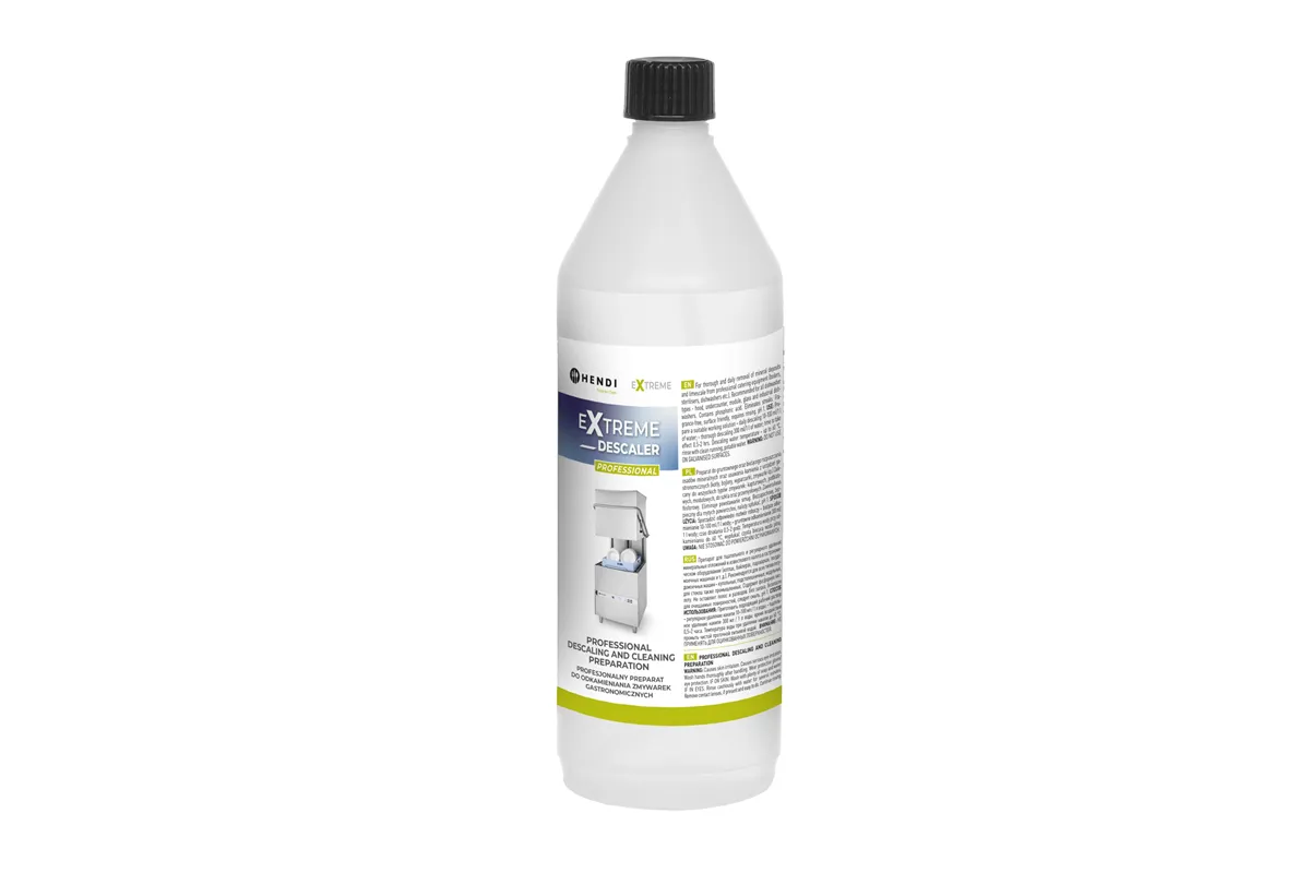 Extreme Descaler profesjonalny preparat do odkamieniania zmywarek gastronomicznych, 1 l Hendi 975008